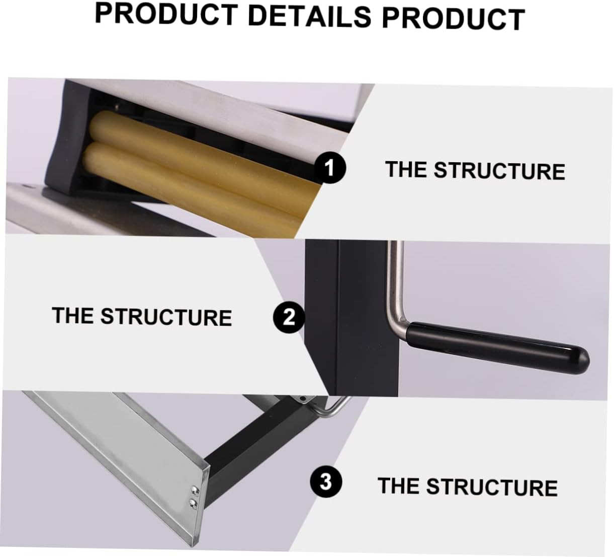 Egg Huller Manual Hand Roll Peeler for Boiled Quail Eggs Portable Household Sheller Machine for Home Cafe Restaurant Use Easy Eggshell Removal Lightweight Design Random Color