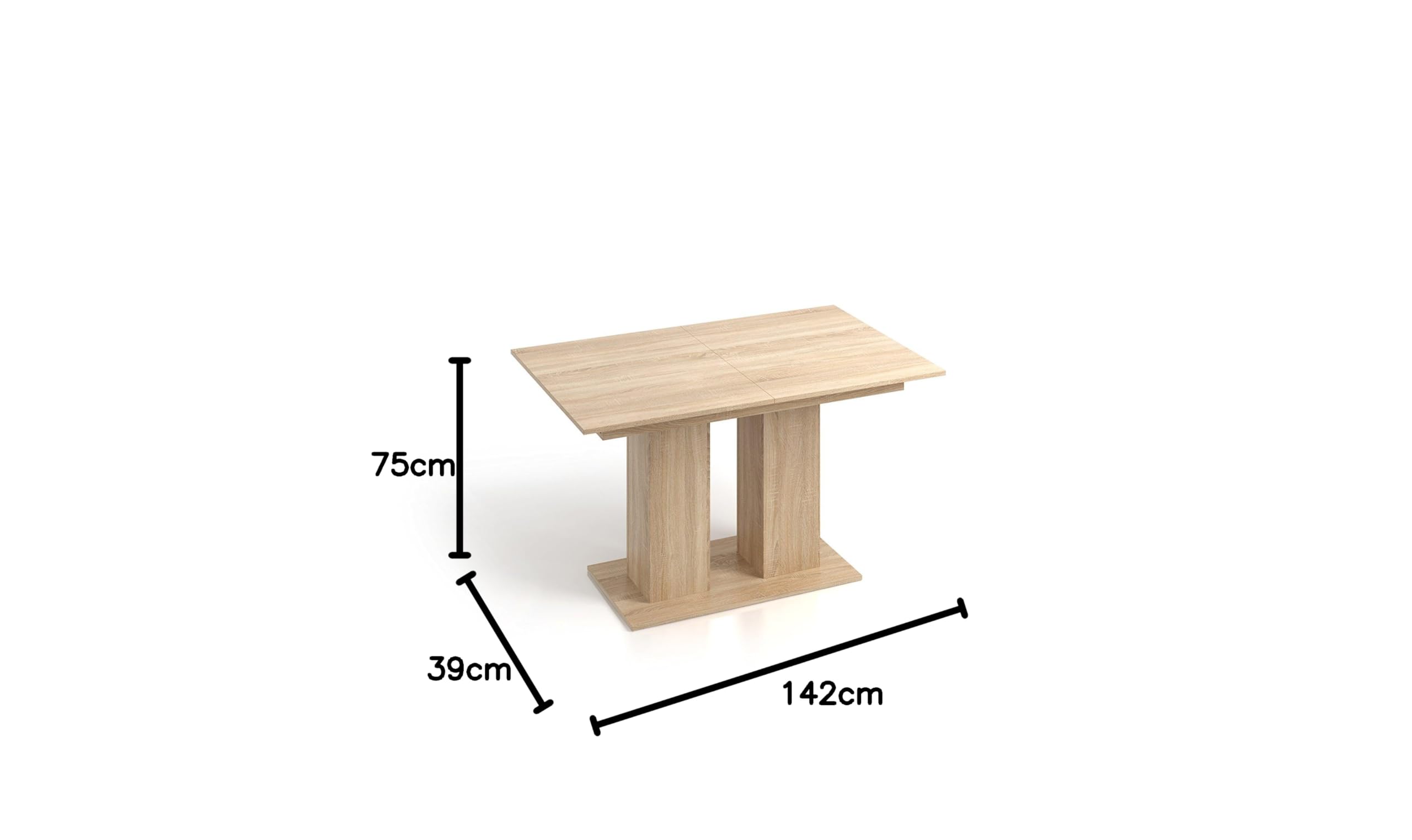 Banc D'Angle MyStyleWood Marta - Noir Cuir Synthétique - 196x142cm - Structure Bois Solide