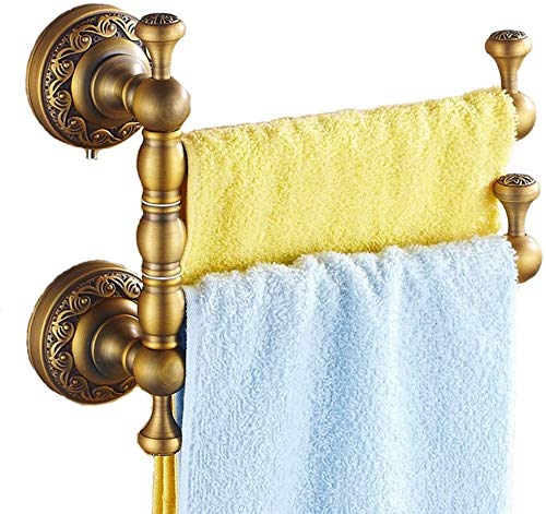 Porte-serviettes rétro en cuivre idéal pour créer une ambiance spa à la maison