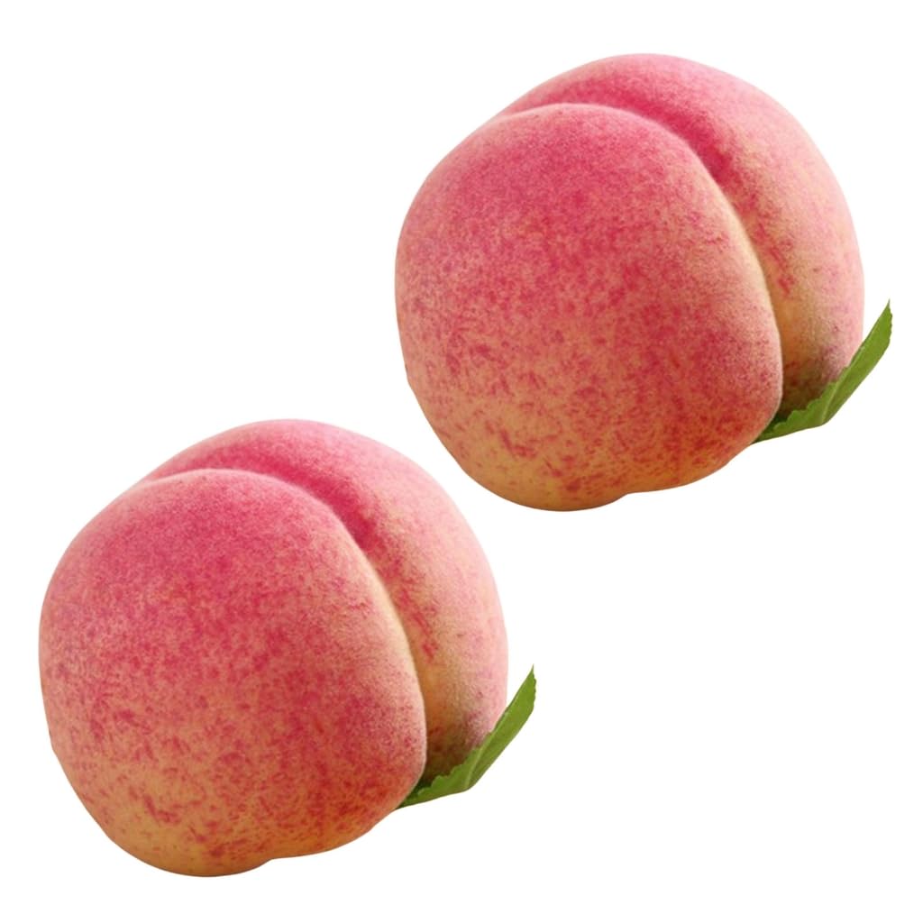 2pcs realistic fake peach fruit simulation peach For home decoration and professional photography