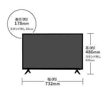 Amazon | 32V型 地上・BS・110度CS デジタルハイビジョン 液晶