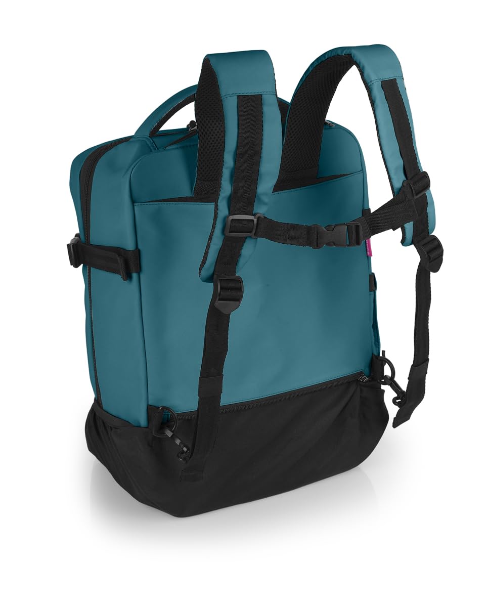 Gabol - Mochila con Ruedas Cabina Underseat 40x30x20/24 cm Vancouver 28,8L – Equipaje de Mano Bajo Asiento con Compartimento para Portátil 15,6”