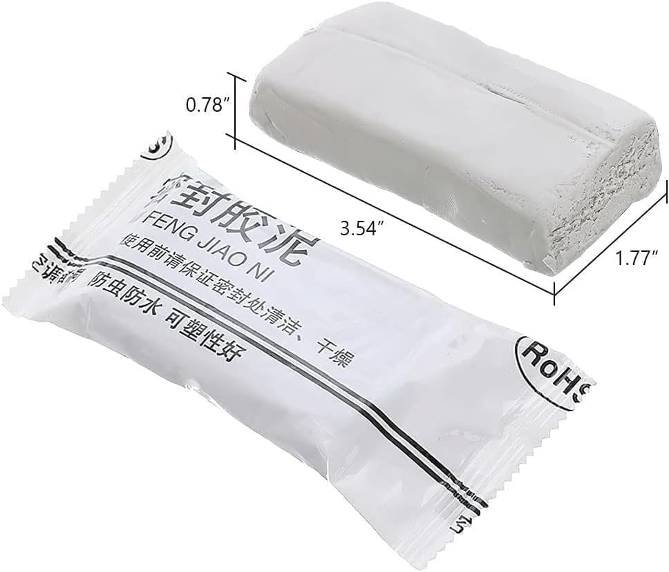 Image of RIPIENO Repair Mending Mud Sealant, Waterproof Repair Sealing Clay Duct Sealant for Hole, Household Wall Repair Patch Sealing Glue Mud, Fill Holes, Cracks, Gaps, Air Conditioning Holes (1)