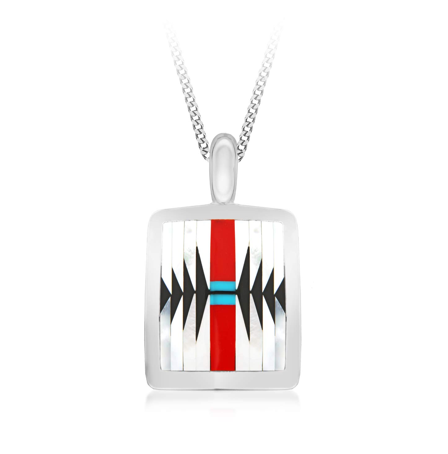 Evita alergias con la cadena con colgante de plata de ley Tuscany 5