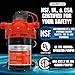 SEAFLO 33 Series 12V DC RV/Camper/Boat/Off-Grid Fresh Water Pressure Pump –12V, 3.0 GPM, 45 PSI, On Demand Self-Priming, Built-In Pressure Switch - NSF, CE & Rohs Certified, UL Listed, 4-Year Warranty