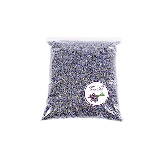 TooGet Fragante Flores Secas de Lavanda, Natural Brotes Secos de Lavanda, 100% Puro Lavanda Seca, Grado Superior - 225g