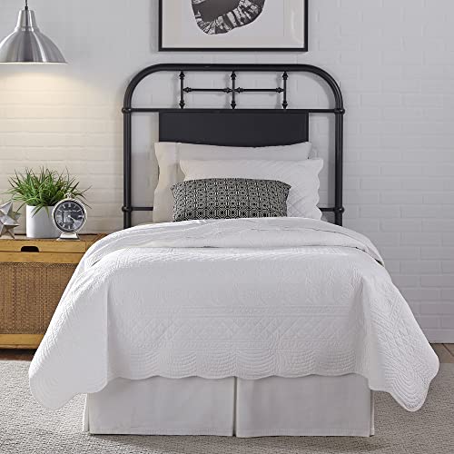Liberty Furniture Industries Vintage Series Full Metal Headboard-Black, W59 X D2 X H54 #TOP6