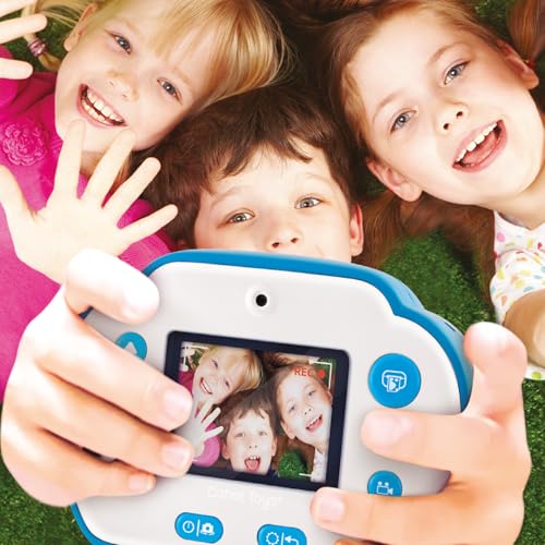 Photo Creator Kids Instant Camera Blue - Print Photos Instantly | Video Recording, Fun Filters, Stickers & Markers for Personalised Creations | Print Over 250 Photos | Ages 4+