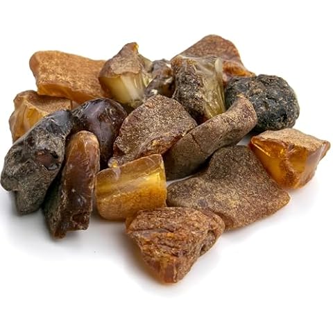 Raw Amber Stones – Certified Handmade Natural Unpolished Loose Ambar Piedra for Crafting Jewelry and Beads Polishing - Amber Culture Cover
