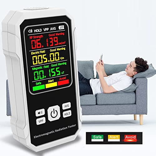 Medidor EMF digital portátil flexman para radiación electromagnética miniatura 6