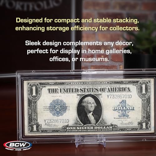 BCW Deluxe Large Bill Slab para billetes - 10 piezas miniatura 5