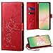 Produktbild Handyhülle für Samsung Galaxy A56 5G Hülle, für Galaxy A56 5G Hülle PU Lederhülle Tasche Flip Case Kartensteckplätzen Schutzhülle Klapphülle Kompatibel mit Samsung A56 5G Hülle,Rot