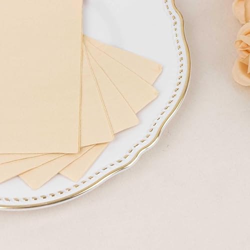 Miniatura 2 de Efavormart - Paquete de 50 servilletas de papel suaves de 2 capas, color verde oliva, para recepción de boda, cóctel, bebidas