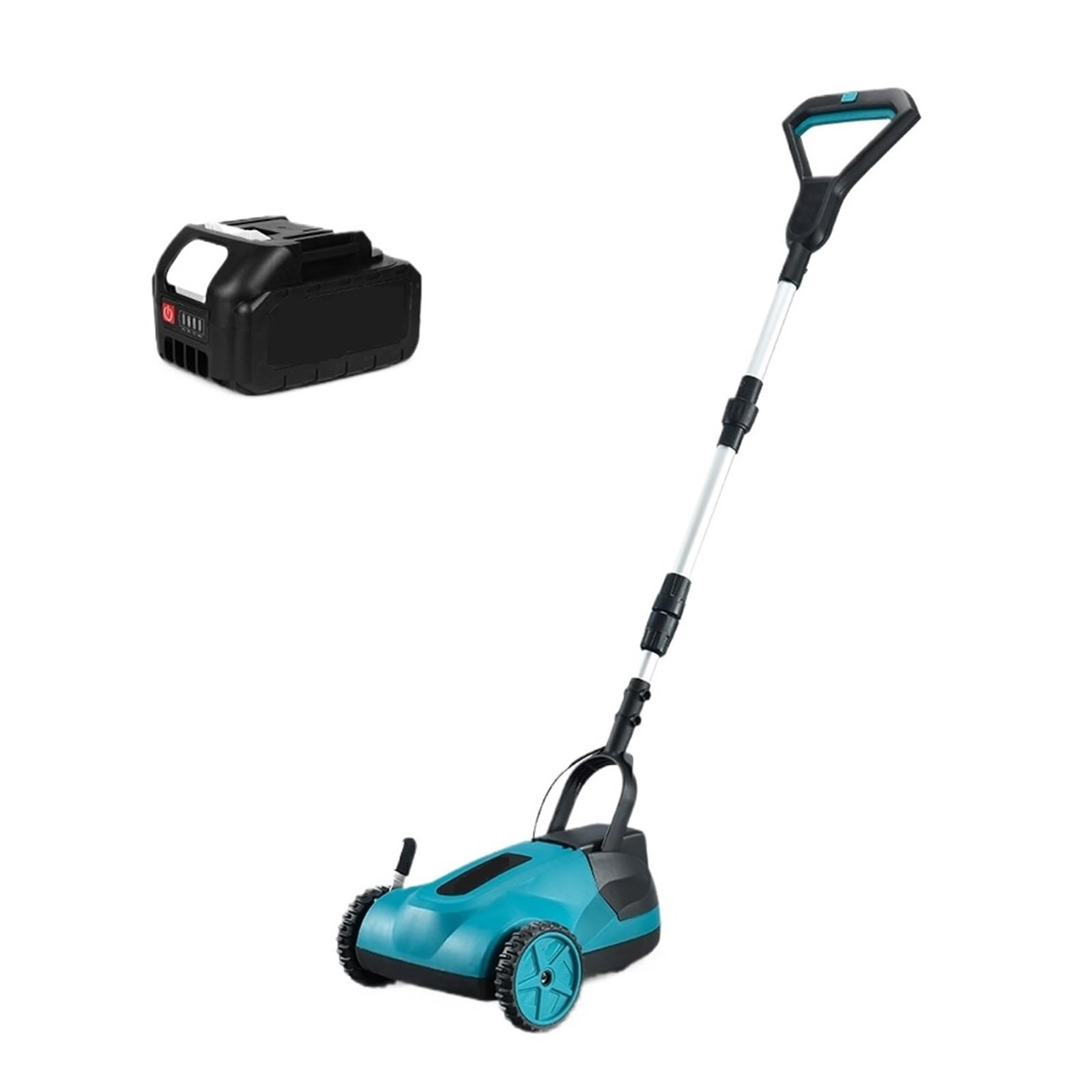 Kosiarka Elektryczna Bezszczotkowa, Akumulatorowa, Podkaszarka Do Trawy, 3 Regulacje Wysokości, Ogrodowa Lekka Bezpieczna(1x5.0Ah Battery)