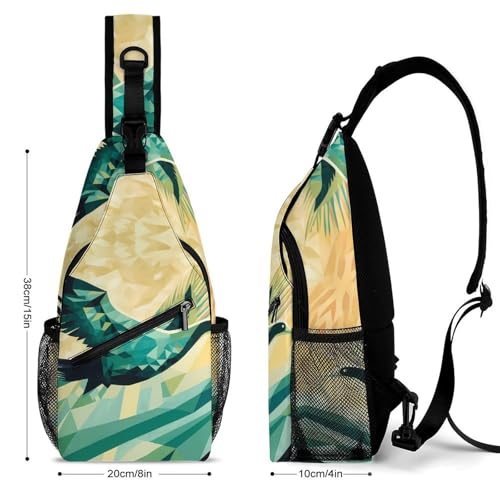 Morrales Silhouette Pintura Bolsa de Pecho Deportiva miniatura 2