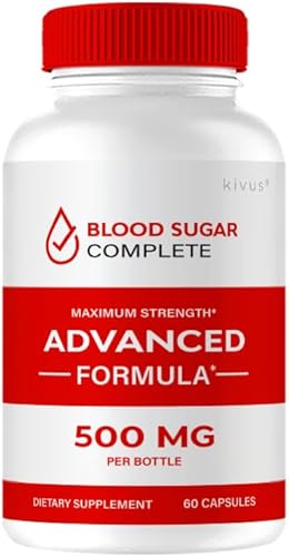 kivus Blood Sugar Complete - Cápsulas completas de azúcar en sangre (individuales, 60 cápsulas)