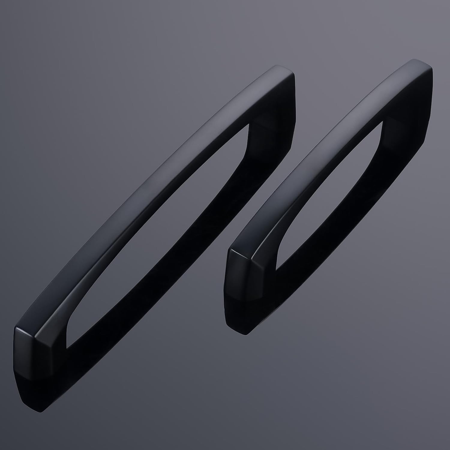 10 Pack Matte Black Cabinet Pulls 5 Inch(128mm) Kitchen Cabinet Handles Cabinet Hardware for Drawer Pulls