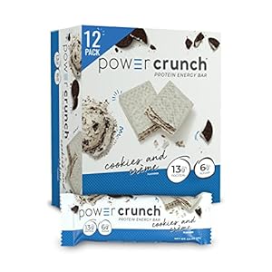 Power Crunch Protein Energy Bar, Cookies & Cream 12 ea
