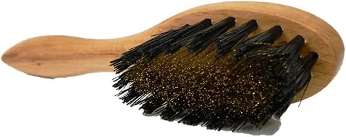 Miniatura 2 de Valentino Garemi Cepillo de limpieza de gamuza Latón y polímero para quitar manchas en el calzado, muebles, zapatos, botas Fabricado en Alemania