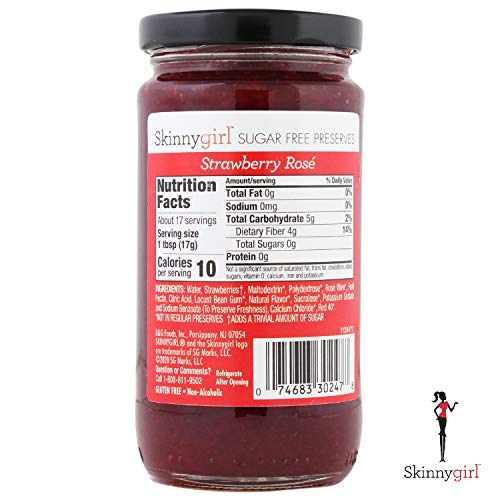 Skinnygirl Sugar Free Preserves, Strawberry Rose, 10 Ounce (Pack Of 6) #TOP1