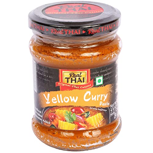 Real THAI Original Thai Cuisine Yellow Curry Paste, 8 oz ℮ 227 g (B00M7VD5R0) Amazon Price History, Amazon Price Tracker