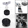 Cettkowns 18-Pack Cymbal Replacement Accessory Kit - Cymbal felts, Hi-Hat clutch felts, Sleeves, Hi-Hat cup with base, Wing nuts, and Washer - Black #3