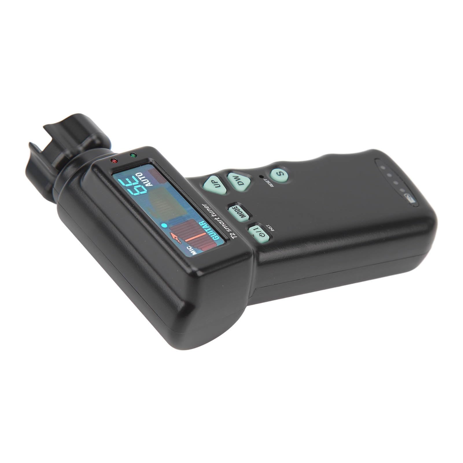 POENVFPO Automatischer Gitarrenwickler, 2600 MAh LCD-Display, Schnelles Tuning, 2-in-1-Saitenkurbel-Tuner mit Automatischem, Halbautomatischem, Benutzerdefiniertem Modus, für
