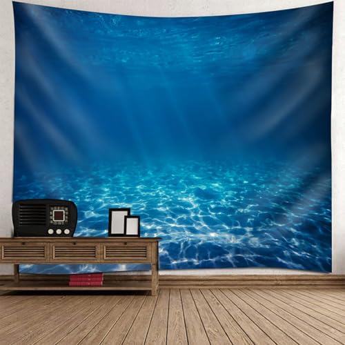 Tenture murale mer tapisserie murale sous l'eau decoration moderne chambre ados