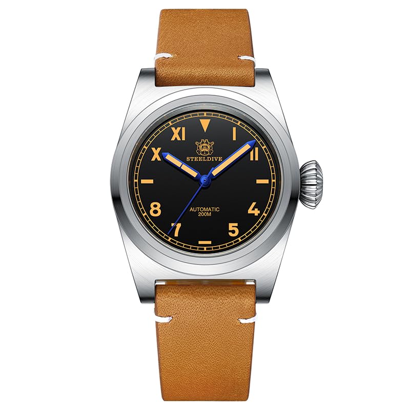 STEELDIVE 200M防水腕時計 スティールダイブ STEELDIVE プロダイバー 200m防水 自動巻