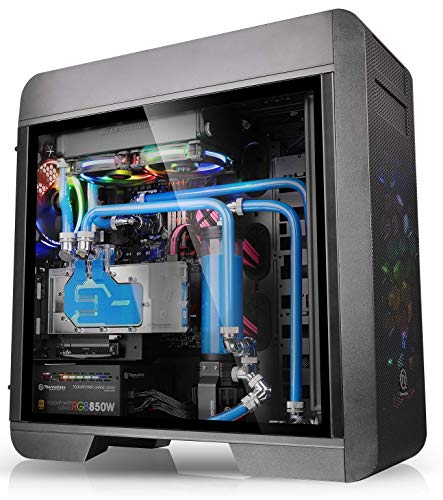 Thermaltake Core V71 Tempered Glass Edition E-Atx Full Tower Tt Lcs Certified Gaming Computer Case Ca-1B6-00F1Wn-04 #TOP3
