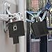 KENRONE Smart Padlock with Keys, Heavy Duty Fingerprint Padlock, Remote Authorization via Phone, with Rest Key and 2 Keys,Waterproof Padlocks for School Locker,Truck,Warehouse,Gate,Office,Door