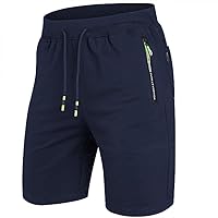ZOXOZ Pantaloncini Sportivi Uomo Pantaloni Corti Cotone Estivi Elasticizzati Running