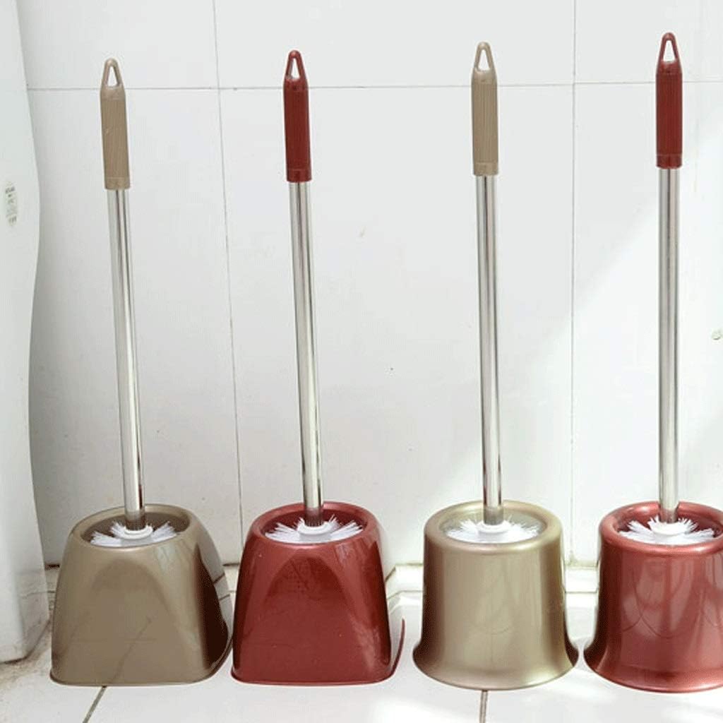 Toilet Brush Set Portable self-Supporting Basic with Stainless Steel Handle