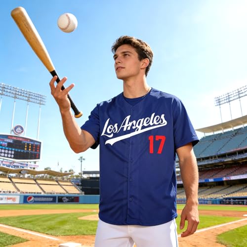 Camiseta de béisbol para hombre con números y letras impresas miniatura 6