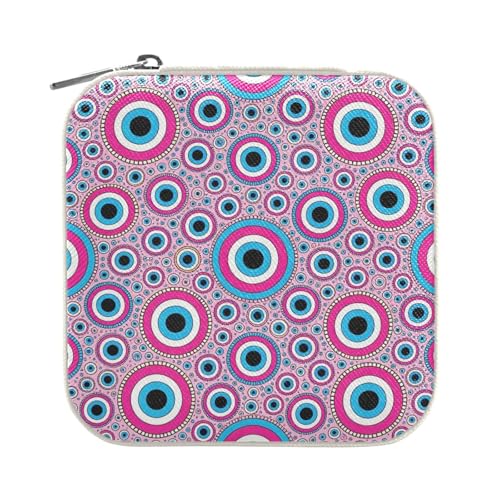 tplaotee Maletín de viaje de cuero clásico y simple para mujer, organizador de joyas portátil para mujeres y mujeres