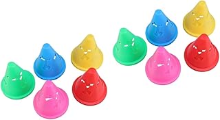 PRETYZOOM 20 Peças Cones Esportivos Copo De Patinação Em Rolo Copo De Pilha De Skate Cones De Patinação Em Rolo Cones De Treinamento De Patinação Cones De Bloco Pilha De Patinação À Prova