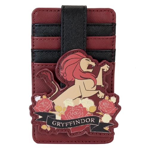 Image of Loungefly WB Harry Potter Gryffindor House Tattoo Card Holder