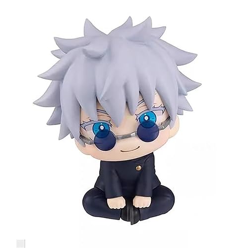 Fushiguro Megumi Statue and Satoru Gojo Statue are Suitable for Desktop Decoration, Cake Decoration, and PVC Decoration Statues (Big Satoru Gojo) - Big Satoru Gojo