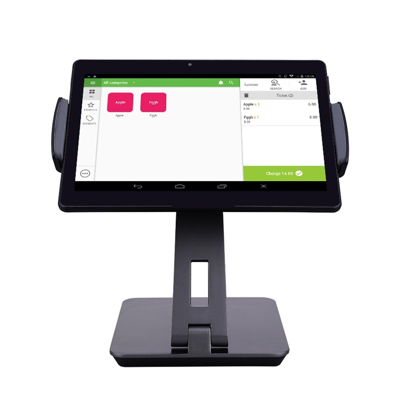 Registrierkasse 10-Zoll-POS-Kassensystem mit Tablet, Halterung, Drucker und Scanner for e Point-of-Sale mit Software für kleine Unternehmen
