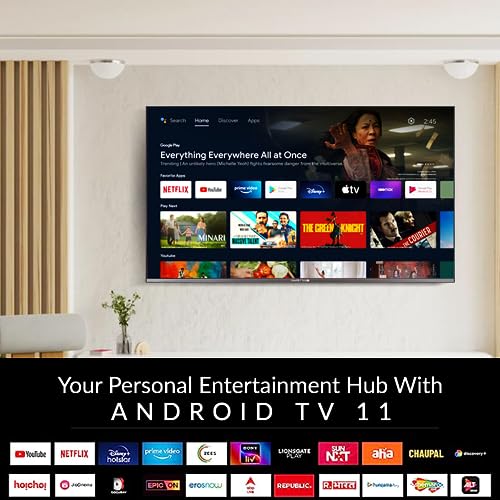 Image of Amstrad 139 cm (55 inches) 4K Ultra HD Official Android 11 LED TV AM55UG11Nxt (Bezel-Less Design)