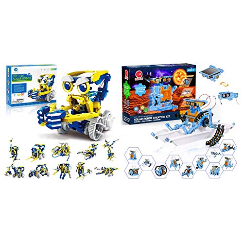 CIRO STEM Projects, 11-in-1 Solar Robot and 12 in 1 STEM Solar Robot Kit Toys