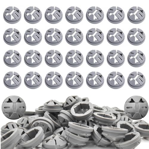 150 Pcs of 3/8-1/2 Inch Electrical Wire Box Connectors Wire Connectors Push-in for Romex Clamp Cable Connector Non-Metallic Button Push Electrical Box Cable Fits for 1/2 Inch Knockouts