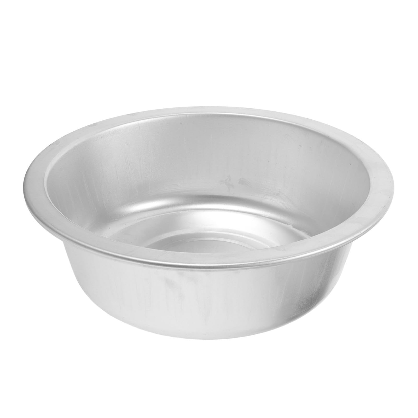 Bassine à mélanger en aluminium 14 pouces à fond plat pour cuisine