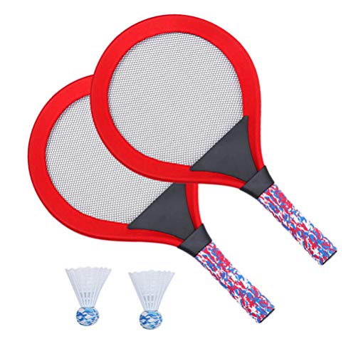 BESPORTBLE 1 Conjunto de Raquete de Tênis Infantil Com Brinquedos de Raquete de Plástico Leve E Lumi