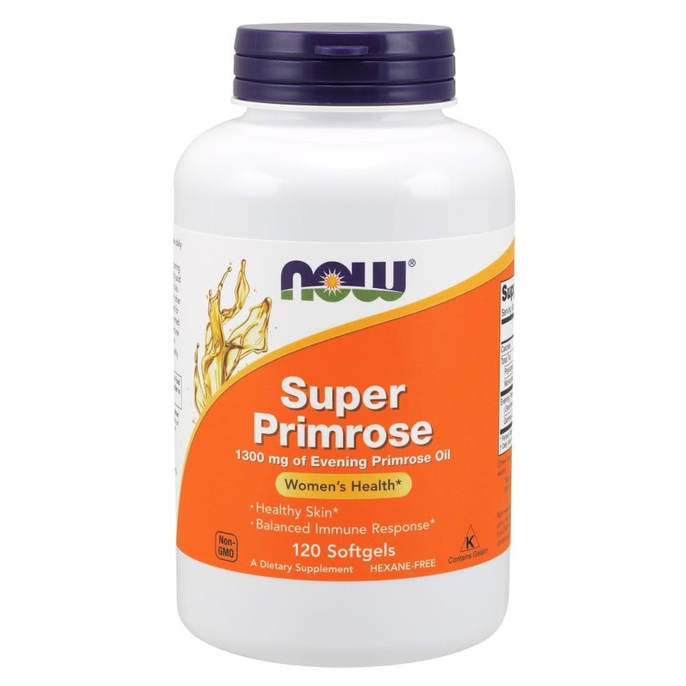 Now Foods, Super Primrose, Nachtkerzenöl, 120 Kapseln