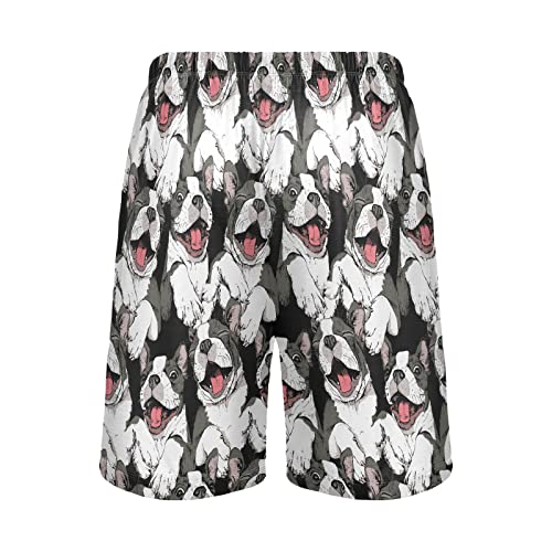 Ollabaky Pajama Shorts for Men Animal Pajama Bottoms Men's Lounge Sleep Shorts with Pockets3