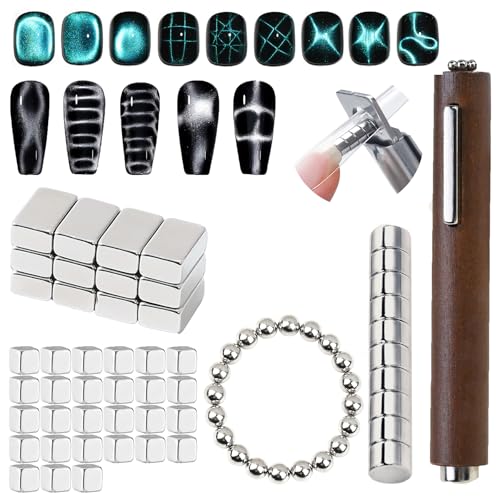 Set de Imán para Uñas Ojo de Gato 70 piezas miniatura 1