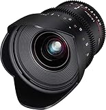 Samyang 20/1,9 Objektiv Video DSLR Sony E manueller Fokus Videoobjektiv 0,8 Zahnkranz Gear...