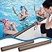 Hanaive 2 Pcs 40 Inch x 4.1 Inch Jumbo Foam Pool Noodles Pipe Insulation Tube Large Swimming Swim Hollow Noodle Bulk for Floating Craft Projects Pre Slit Clamp Protection Padding Bumper (Brown)