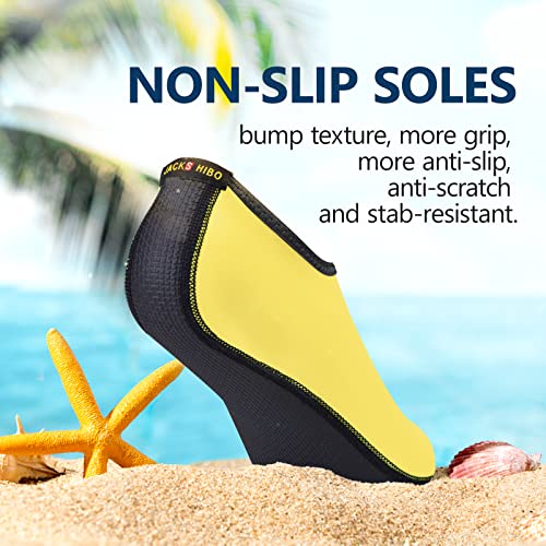 Image of JACKSHIBO Water Shoes for Women Men Quick-Dry Swim Shoes Beach Water Socks | Aqua, Swimming, Yoga, Surf, River, Lake, Kayak, Pool Socks, Cruise Essentials, Sport, Adult, Unisex, Cute, Barefoot, Vacation